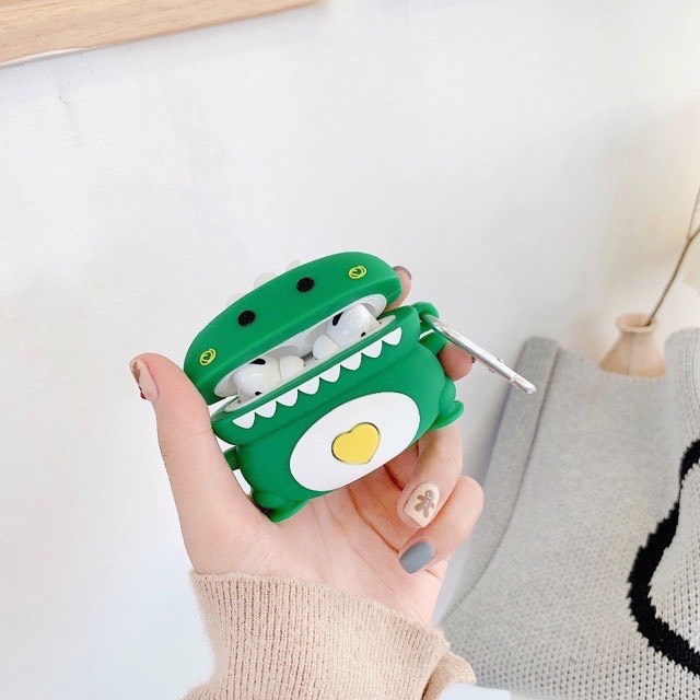 Case airpods khủng long xanh 1029CAKLX