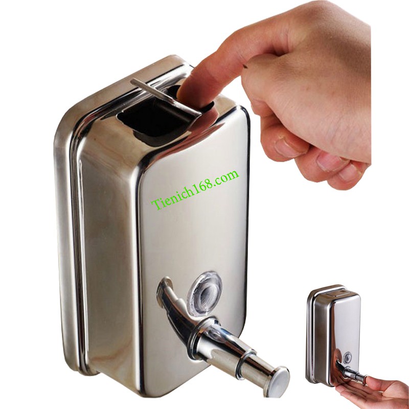 Bình đựng nước rửa tay dầu gội sữa tắm inox 800ml