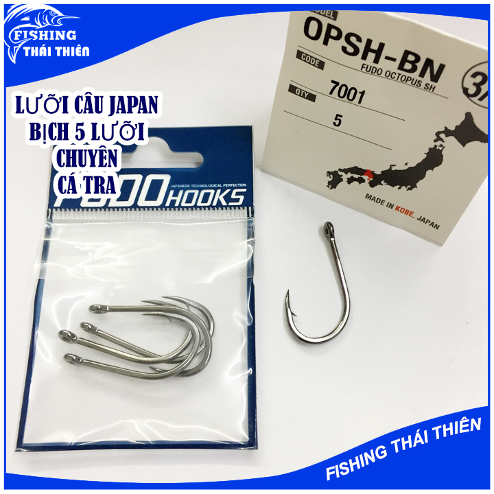 [HCM]Lưỡi câu cá Judo Hooks Japan lưỡi câu cá tra