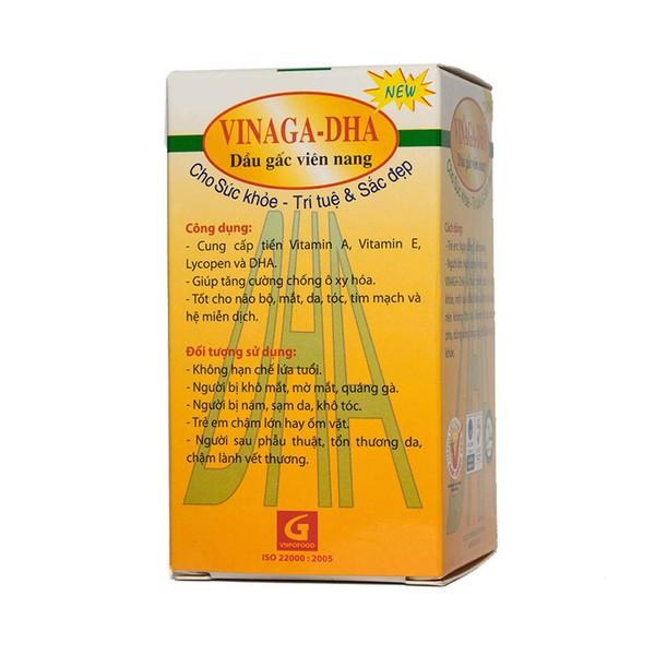 Dầu gấc Vinaga DHA - Sáng mắt, Đẹp da
