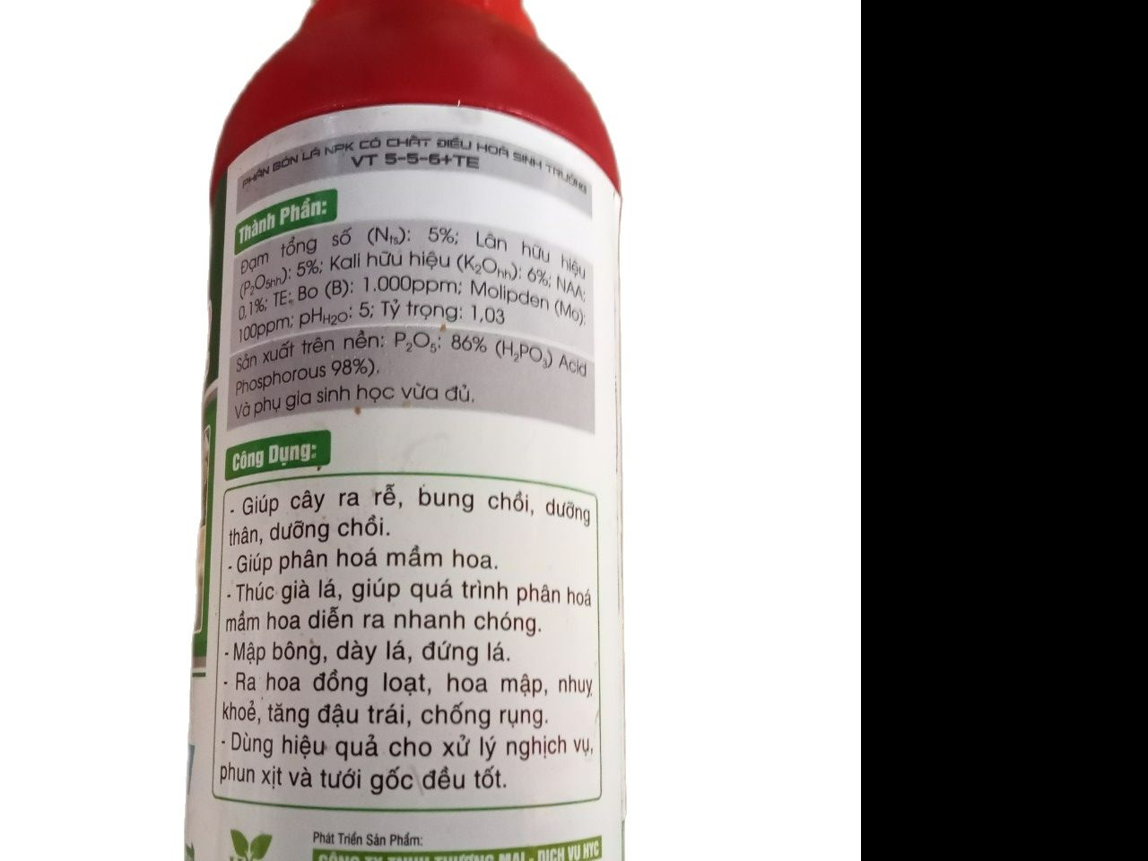 Phân bón lá SIÊU LÂN D2. Ra rễ Bung chồi.