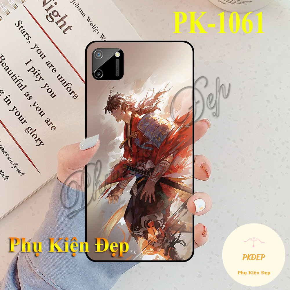 [HCM]Ốp lưng Realme C11 -  Ốp dẻo đen in hình Anime