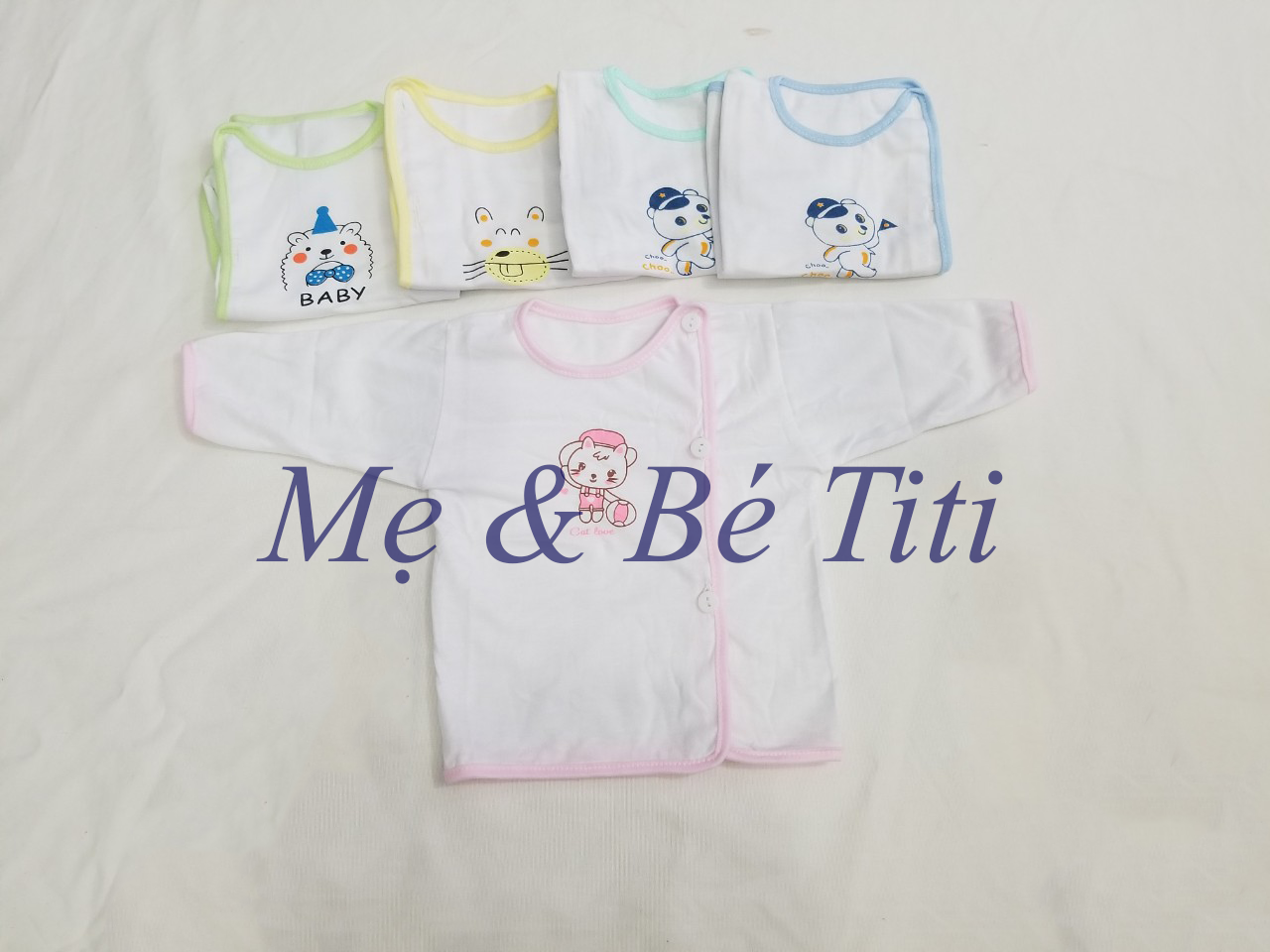 Áo sơ sinh bác sĩ dành cho bé sơ sinh đến 7kg