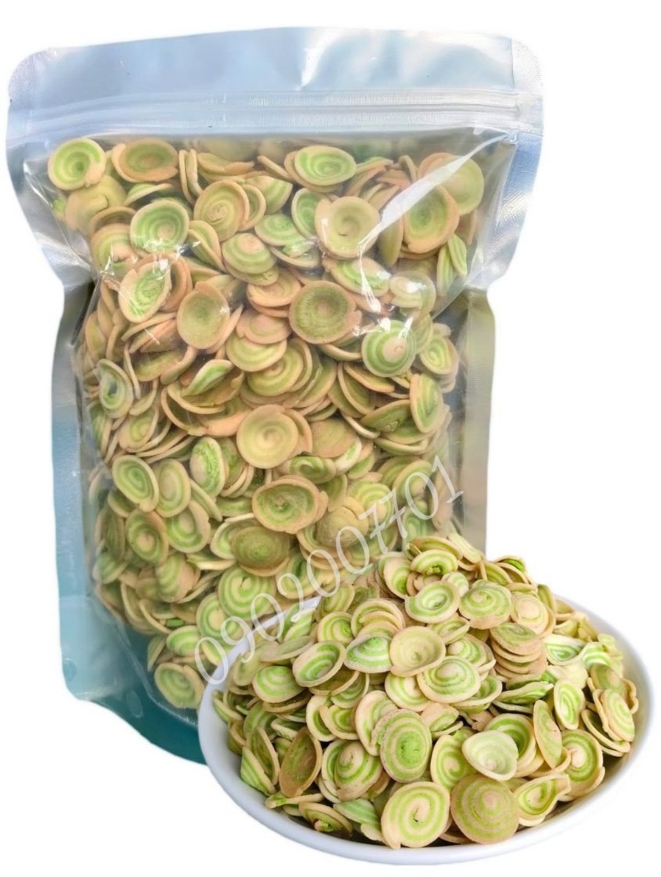 500G BÁNH TAI HEO NHÍ TRÀ XANH LOẠI NGON- ĐỒ ĂN VẶT