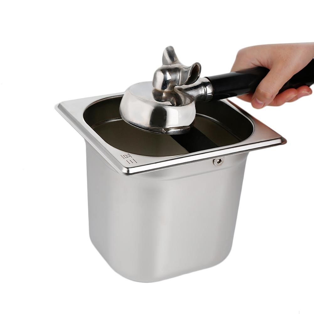 Đập bã cà phê inox