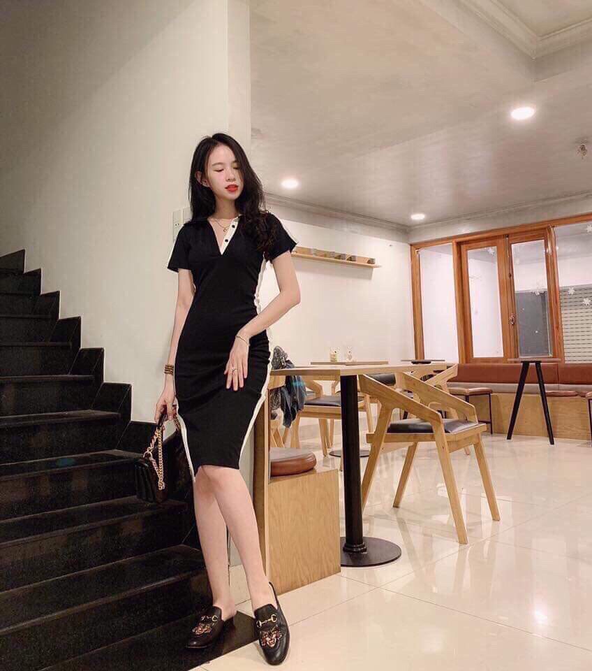 [HCM]ĐẦM THUN BODY TÔN DÁNG