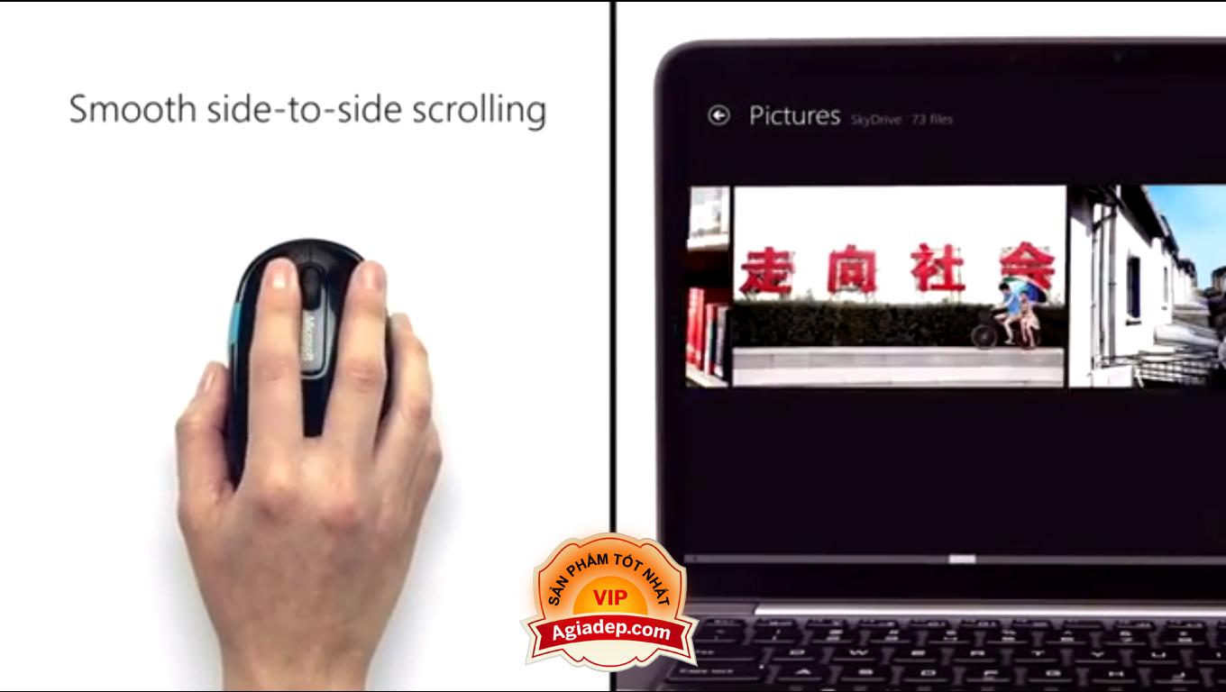 Chuột Microsoft Sculpt Comfort Bluetooth (Đen) - Hàng hiệu của Agiadep.com