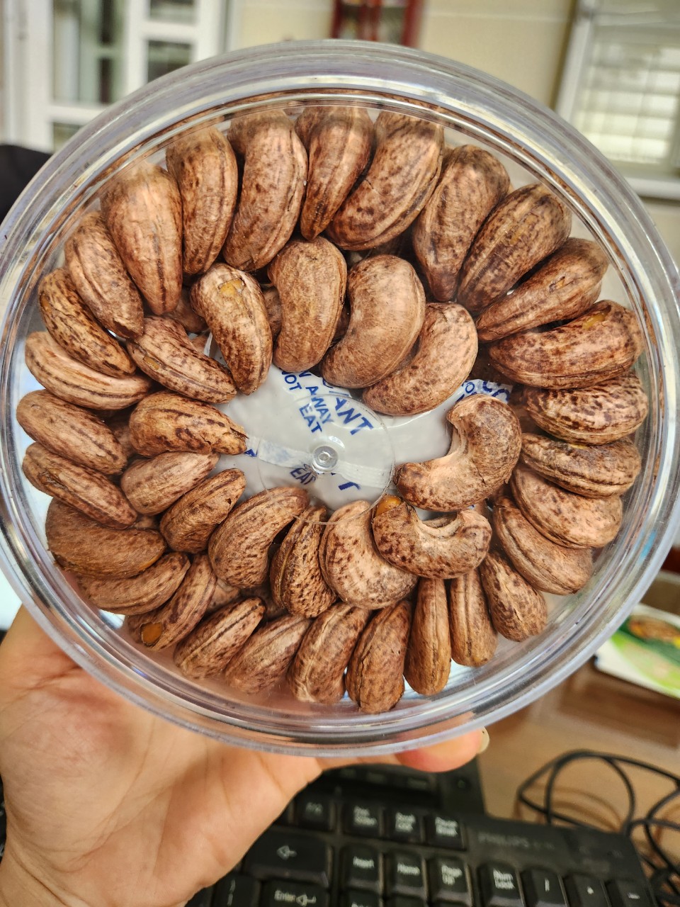 HẠT ĐIỀU RANG MUỐI NGUYÊN LỤA BÌNH PHƯỚC 500gr