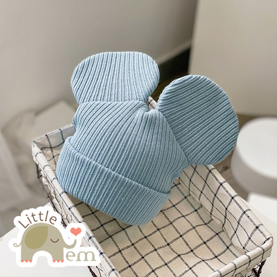 Mũ bé trai/ bé gái kiểu dáng Hàn Quốc - Mickey len