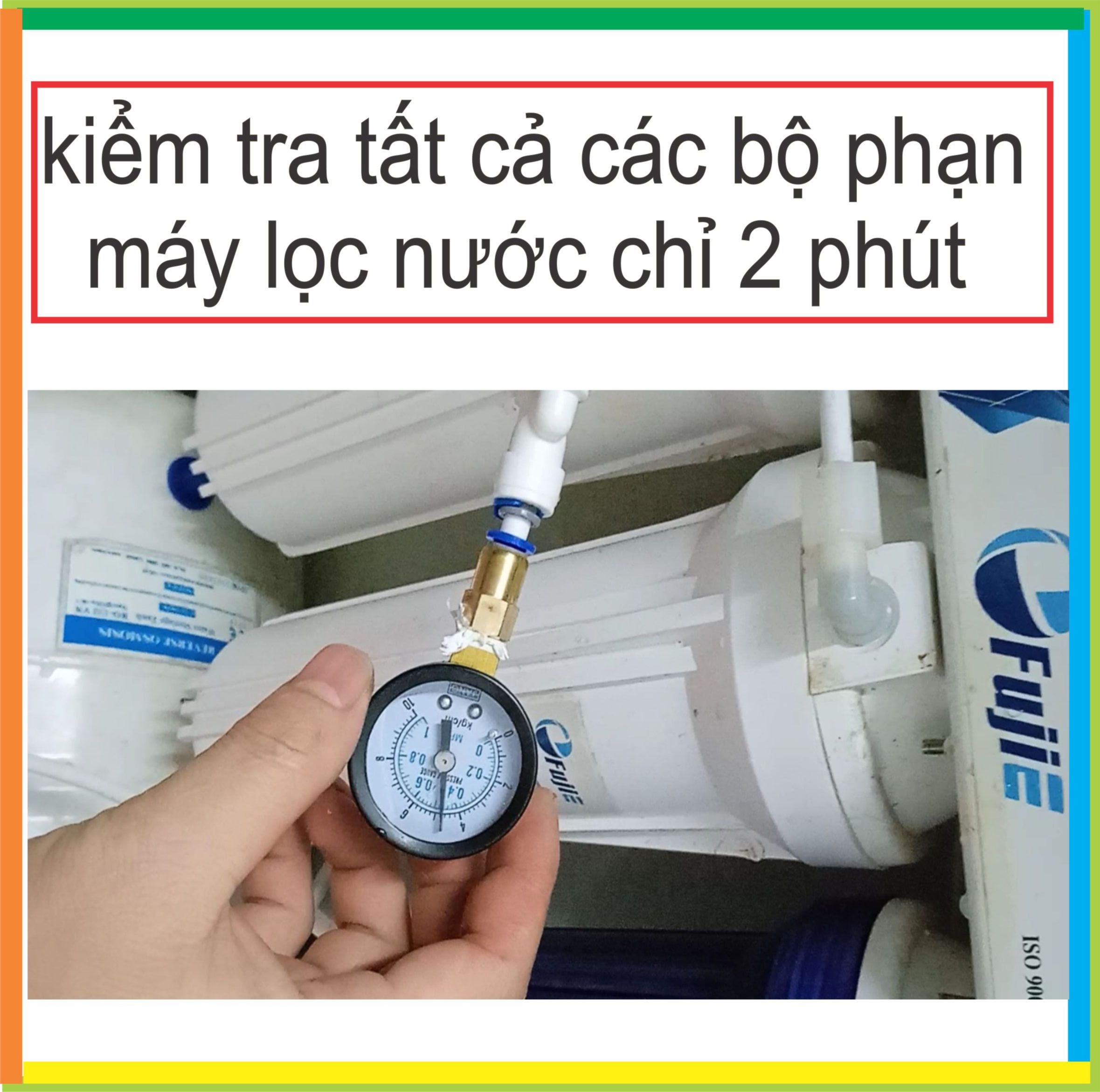 Đồng hồ đo áp suất nước, sửa máy lọc nước