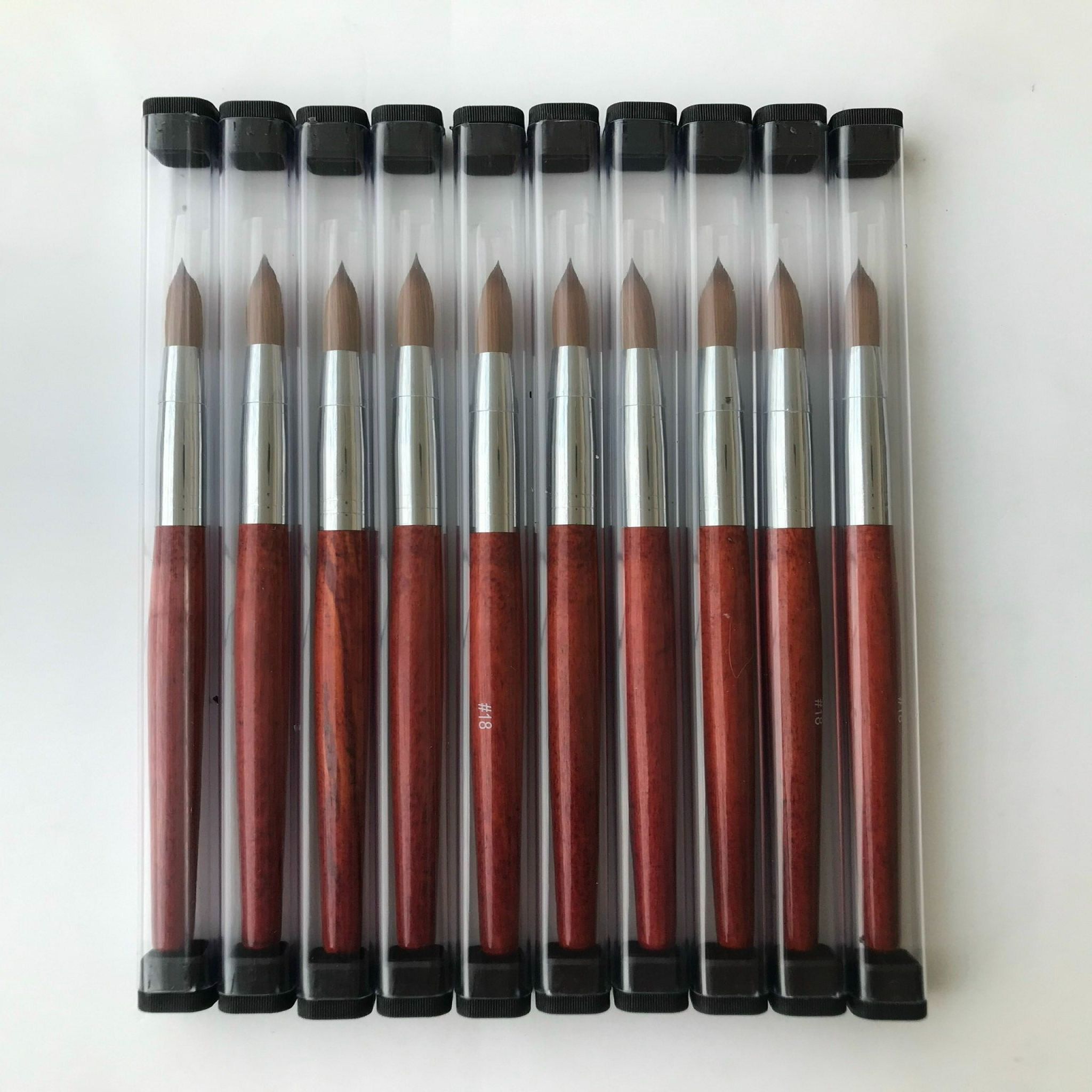 Cây Cọ đắp móng bột, cán gỗ Size số 20