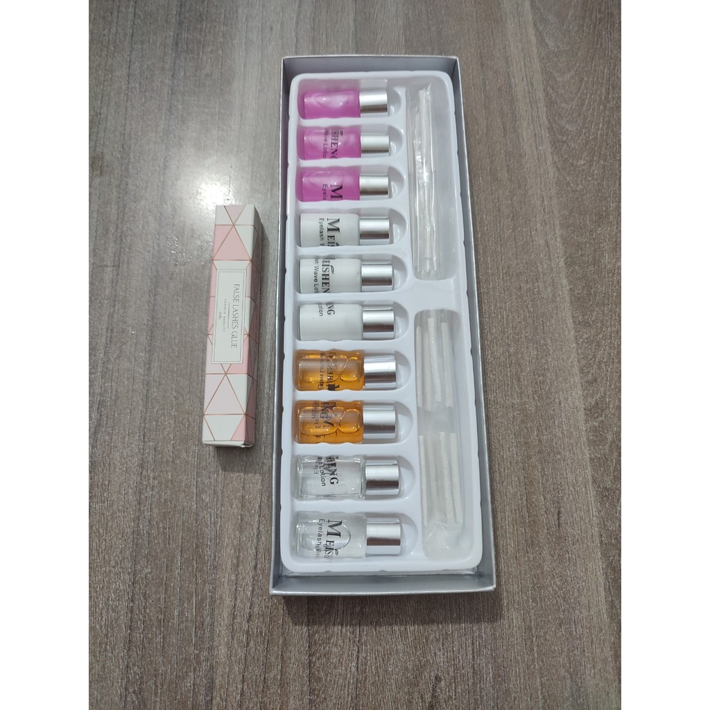 Combo sét uốn mi Meisheng Colagel