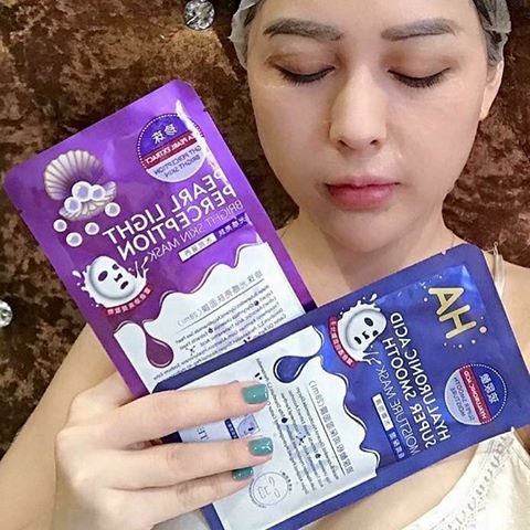 [CHÍNH HÃNG] Hộp mặt nạ cấp ẩm - dưỡng trắng HA (20 miếng)