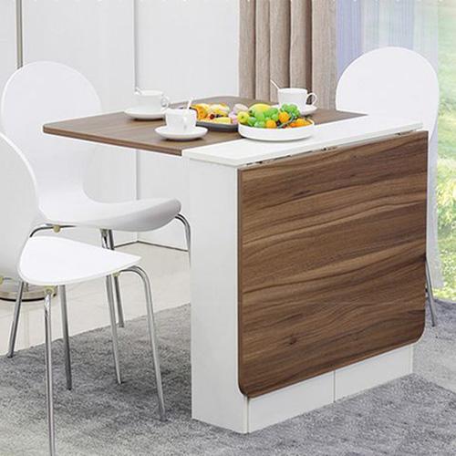 [ Freeship HCM ] [Kèm hình thực tế] Bàn Ăn Thông Minh Cao Cấp Xếp Gọn - Có bánh xe/ Không có bánh xe - BA006