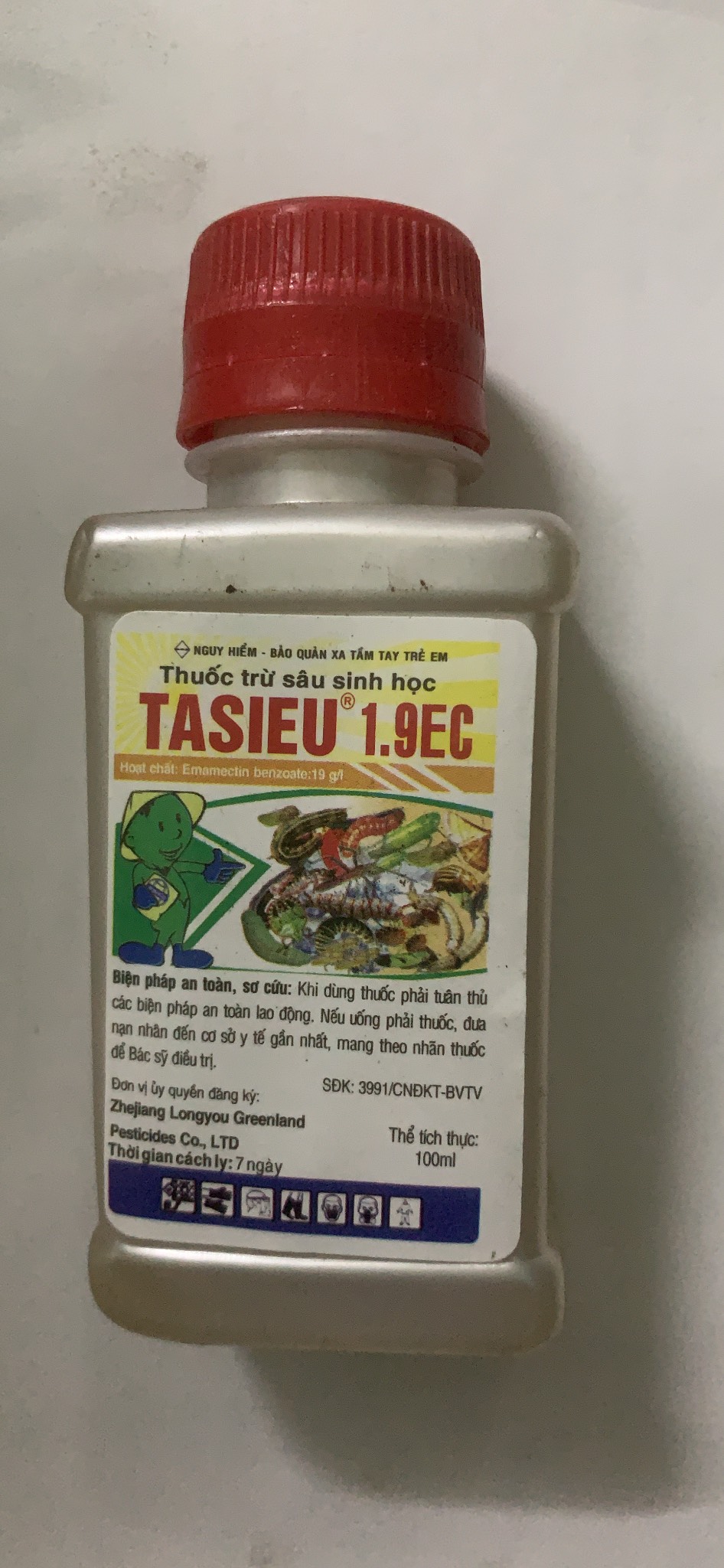 sản phẩm diệt sâu Sinh Học TASIEU 1.9EC