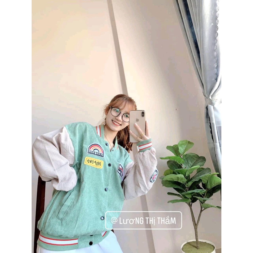Áo bomber cầu vồng nhiều màu HARI