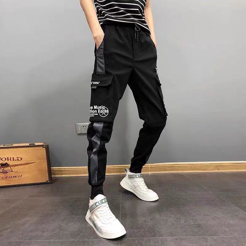 Quần jogger kaki túi hộp - Quần nam vải co giãn, dáng đứng, cá tính, đủ size - Quần áo thời trang