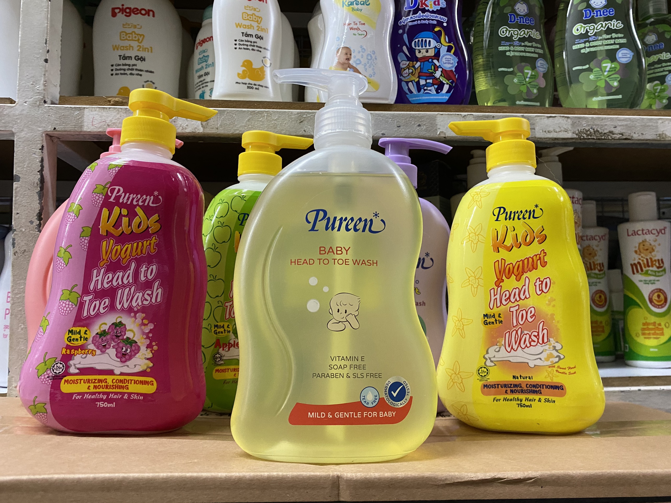 SỮA TẮM GỘI CHO BÉ PUREEN 750ml