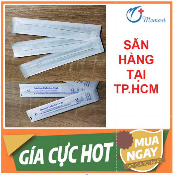 200 Que lấy dịch tỵ hầu (que lấy mẫu bệnh phẩm covid)
