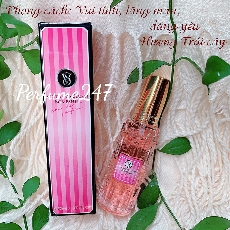 [HCM]NƯỚC HOA NỮ MINI CAO CẤP BOMSHEL 20ML