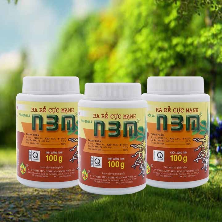 Phân bón kích rễ cực mạnh N3M lọ 100g