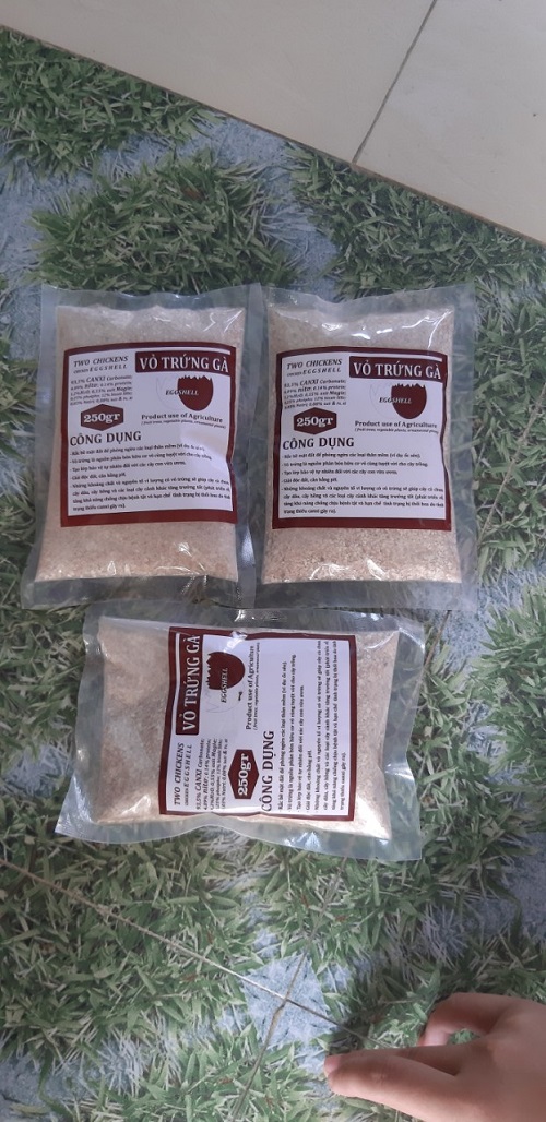 Combo 3 gói Vỏ trứng gà -250gr/1 Gói