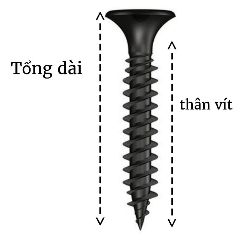 (Bán lẻ theo 100g) Vít bắn (bắt) gỗ, thạch cao