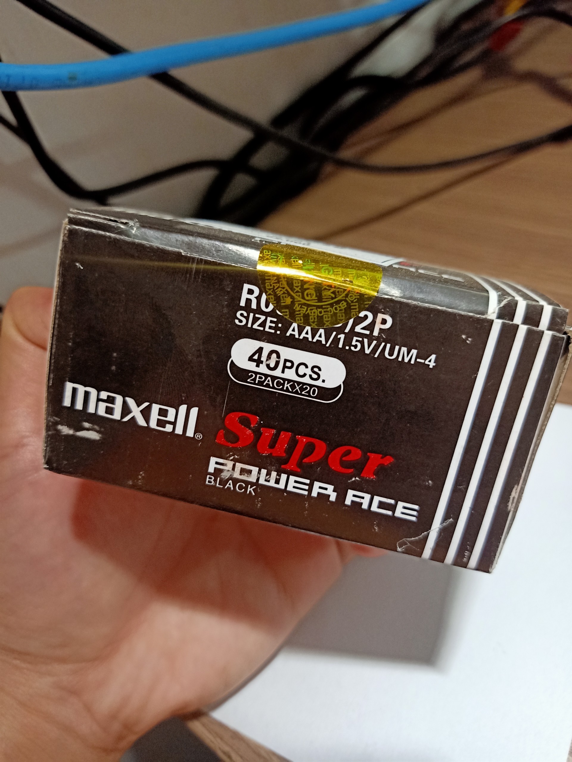 Pin 3A Maxell Hộp 40 Viên