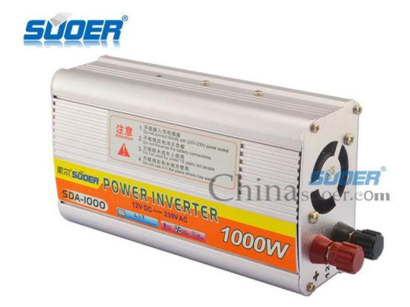 Bảng giá Bộ dổi điện Inverter 12V Lên 220V SUOER SDA-1000A 1000W Phong Vũ