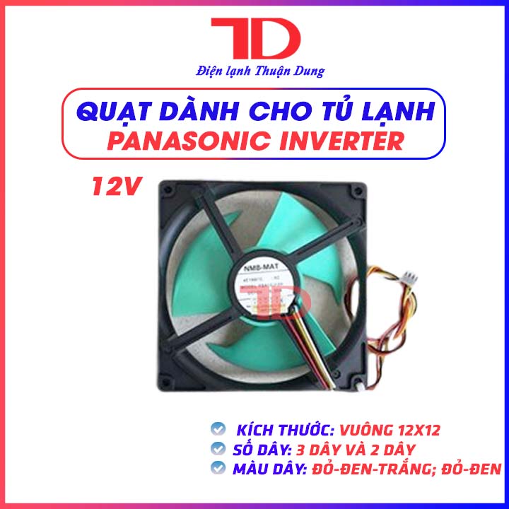 Quạt dành cho tủ lạnh PANASONIC INVERTER 15V cánh xanh - Điện Lạnh Thuận Dung