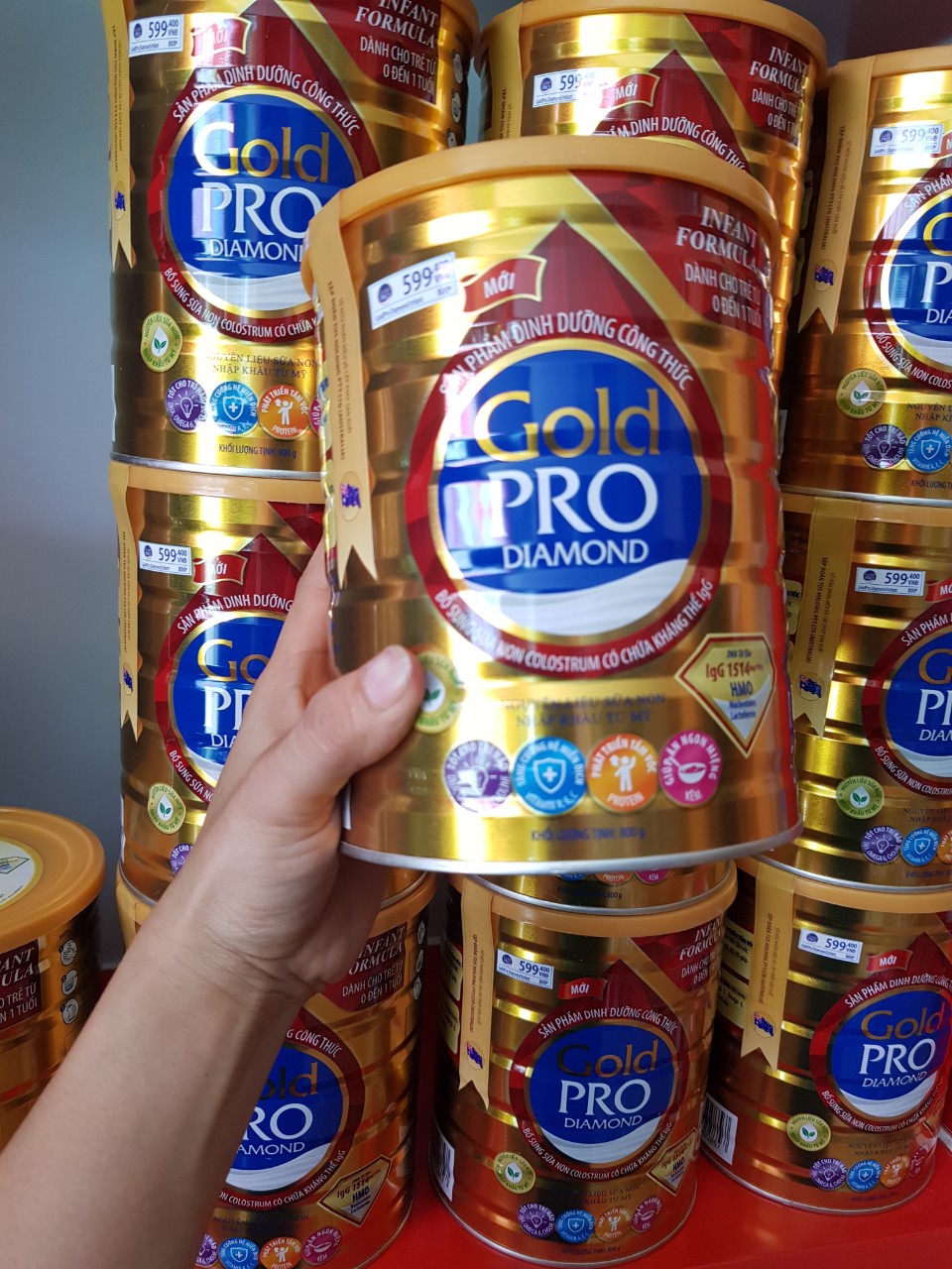 Sữa bột Arti Gold Pro Diamond 0-1 Tuổi 800g
