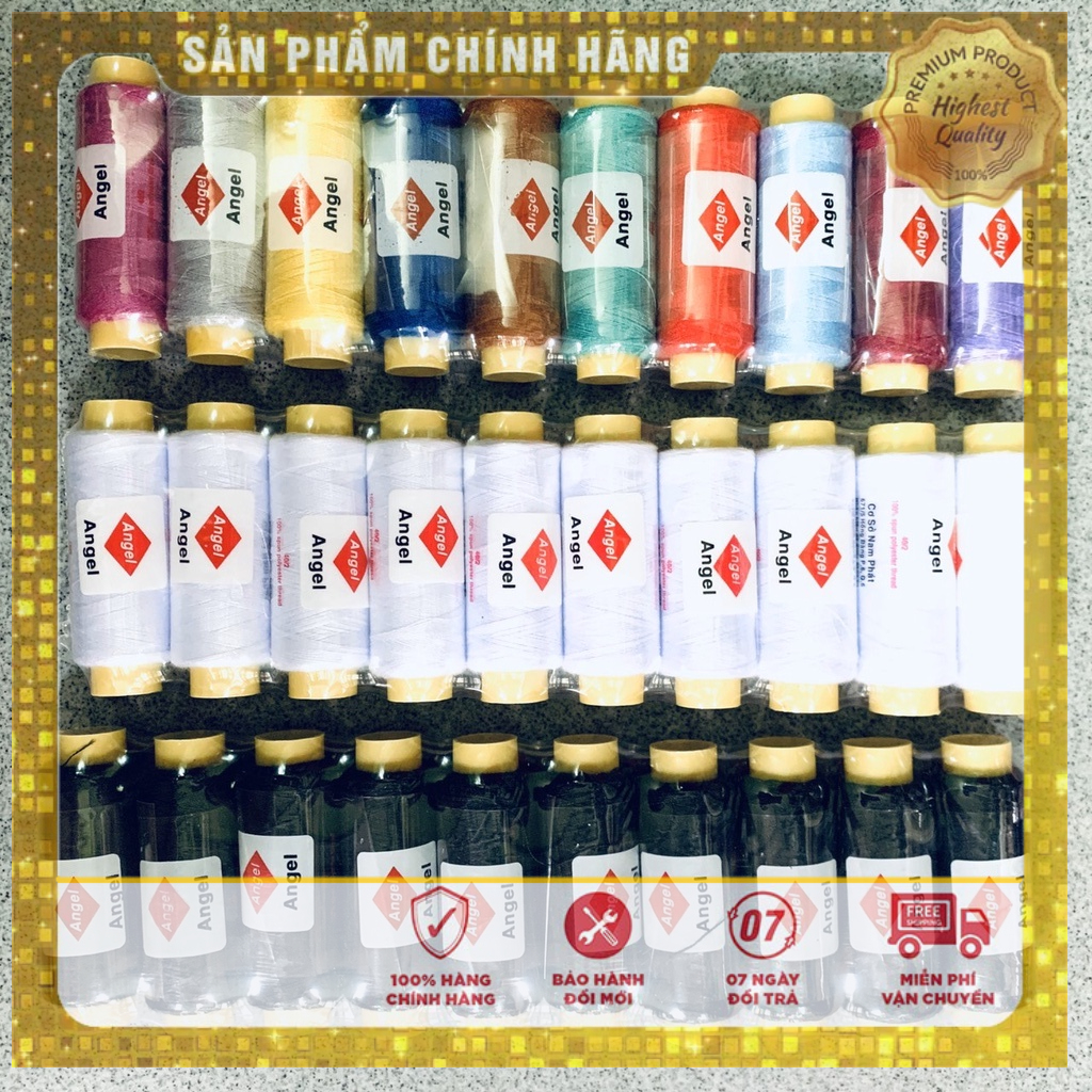 Set 10 ống chỉ nhiều màu tuỳ chọn