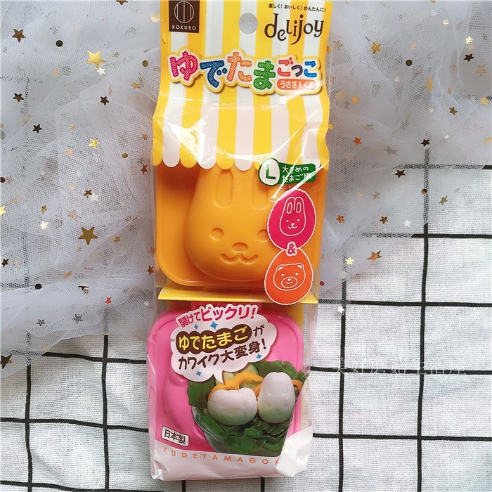 Khuôn bento, ép cơm, làm đậu hũ non gấu & thỏ , cá & oto - kokubo