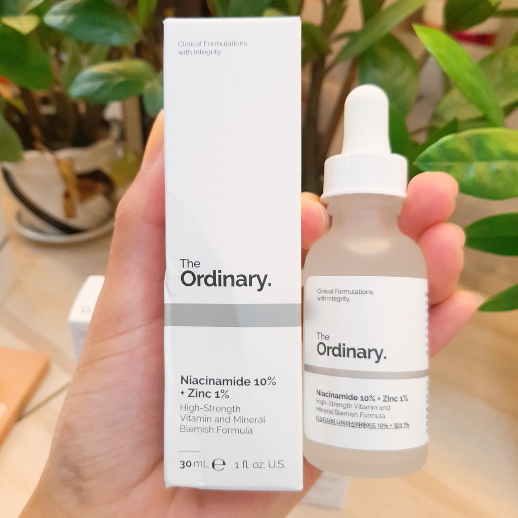 Serum dưỡng trắng, ngừa mụn thâm The Ordinary. Niacinamide 10% + Zinc 1% 30ml - 769915190311