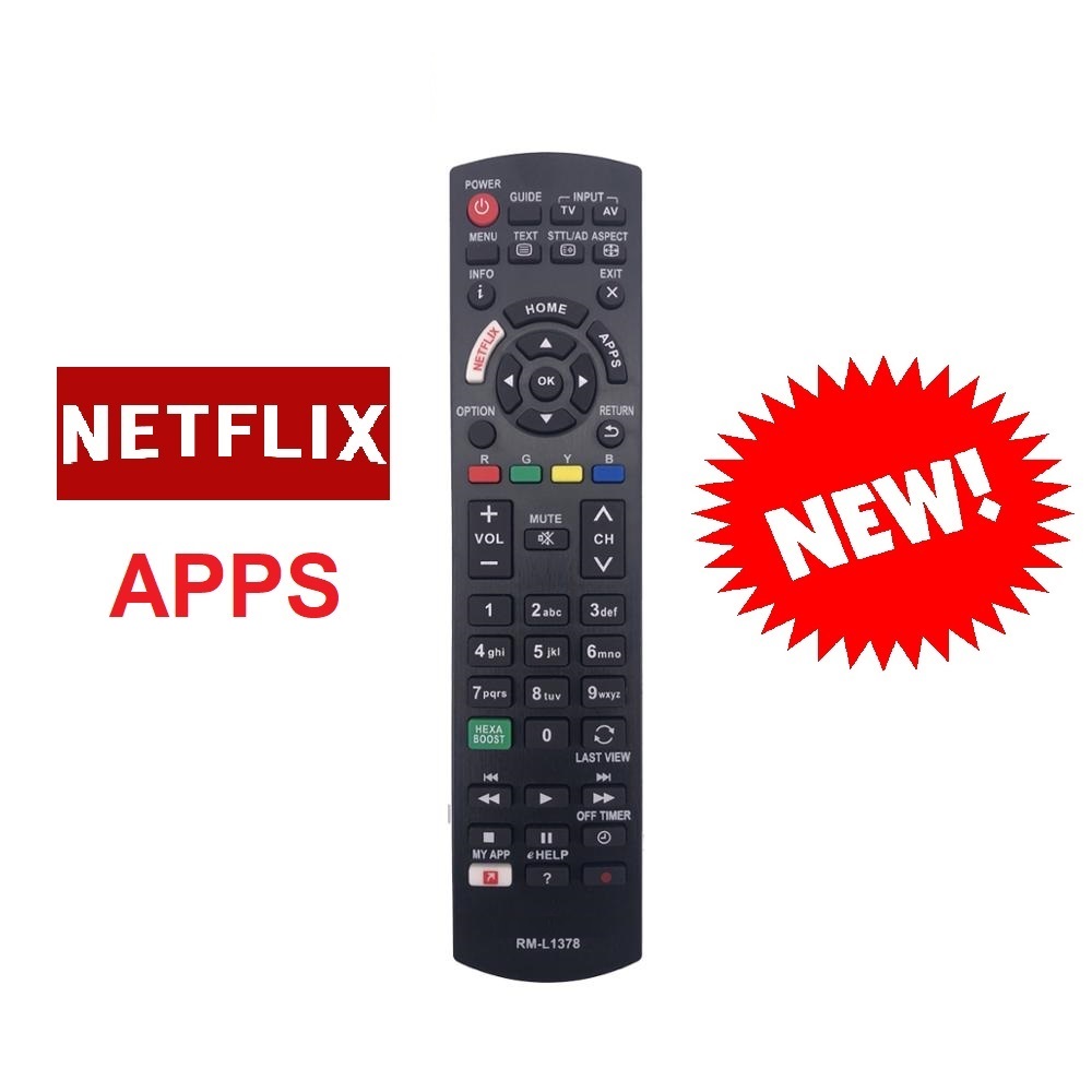 Remote điều khiển tivi panasonic smart rm-l1378