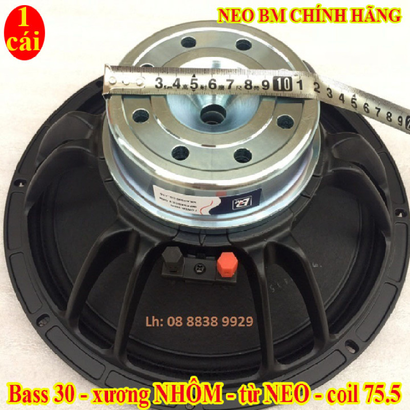 LOA BASS 30 BM TỪ NEO TRẮNG COIL 75.5 HÀNG CAO CẤP- GIÁ 1 CHIẾC