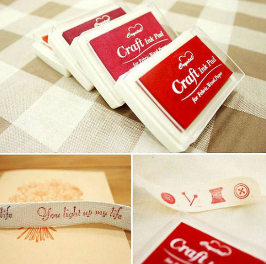 [HCM]Hộp Mực Dấu Craft Ink Pad - Đỏ