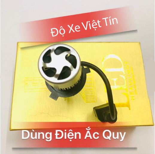 ĐÈN PHA LED KC15 X7s 3 TIM H4 LED TRẮNG ( giá 1 chiếc) - Việt Tín