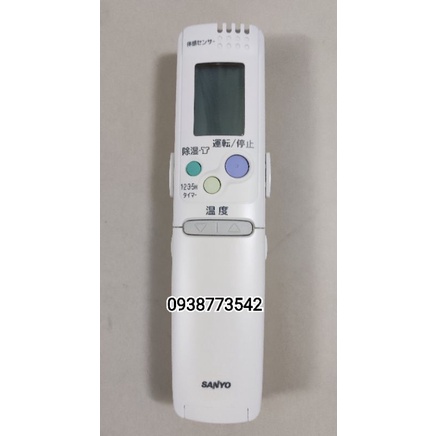Remote điều khiển máy lạnh sanyo nội địa hai mắt nhận hồng ngoại