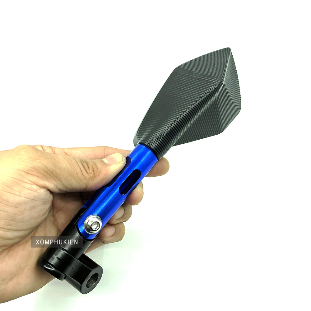 [HCM]Gương Chiếu Hậu 5 Cạnh Trang Trí Xe Máy [ 1 Chiếc Bên Trái ]