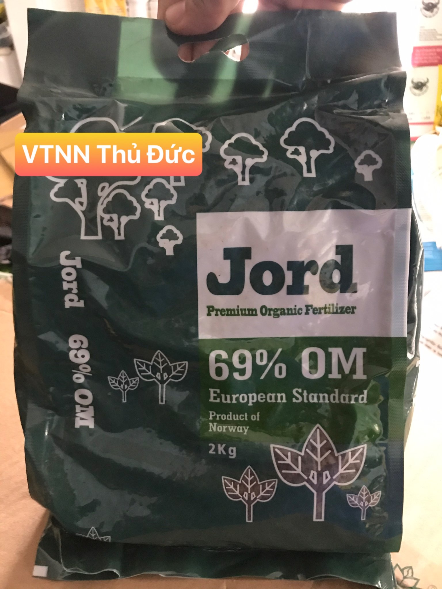 Phân hữu cơ JORD NA UY gói 2kg