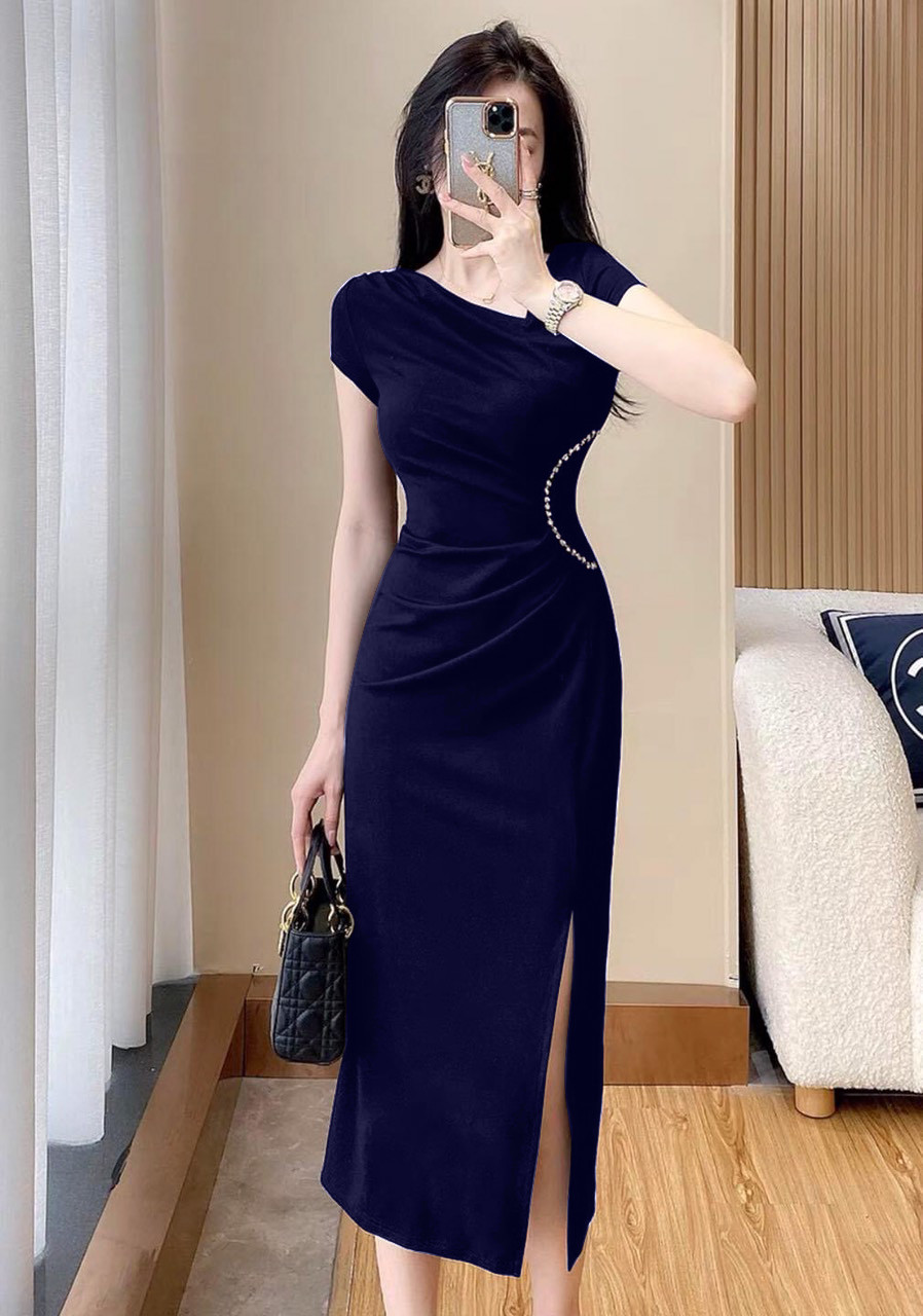[HCM]Đầm dạ hội trễ vai sang trọng