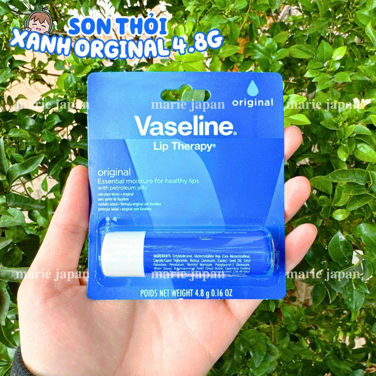 Son Sáp Dưỡng Ẩm Vaseline Đa Năng Mỹ