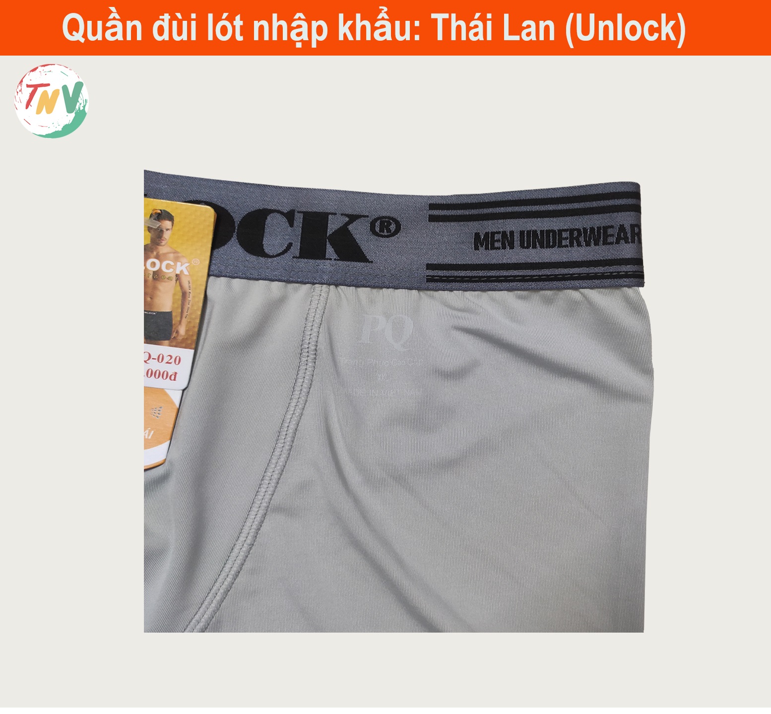 Combo 5 quần lót Nam Boxer Thái Lan (UNLOCK) Chất Lượng