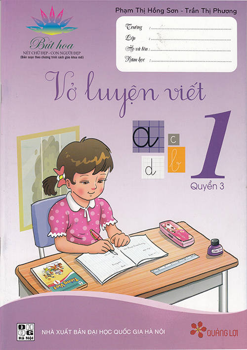 Sách - Vở luyện viết 1 quyển 3