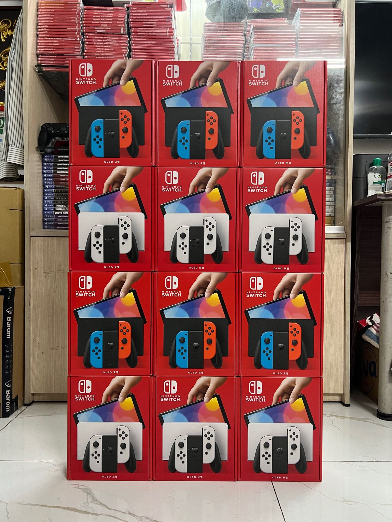 Máy chơi game Nintendo Switch Oled Hack Mod Chip