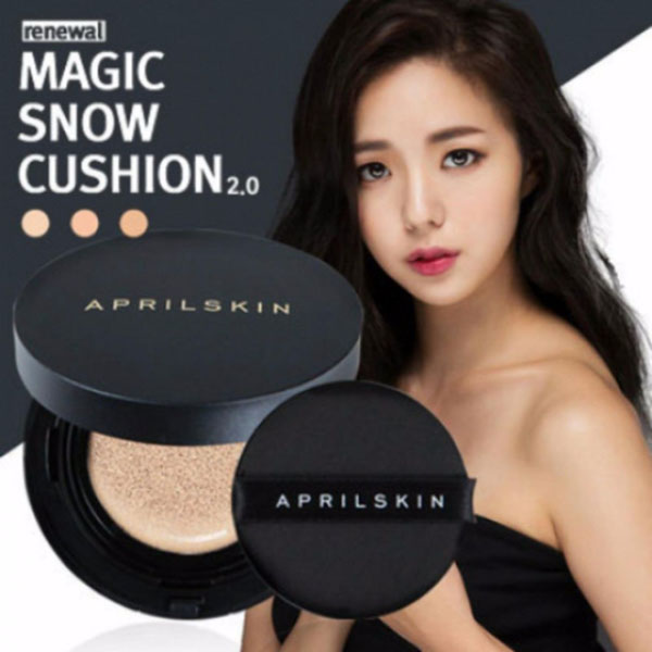 Phấn nước Aprilskin black magic snow cushion