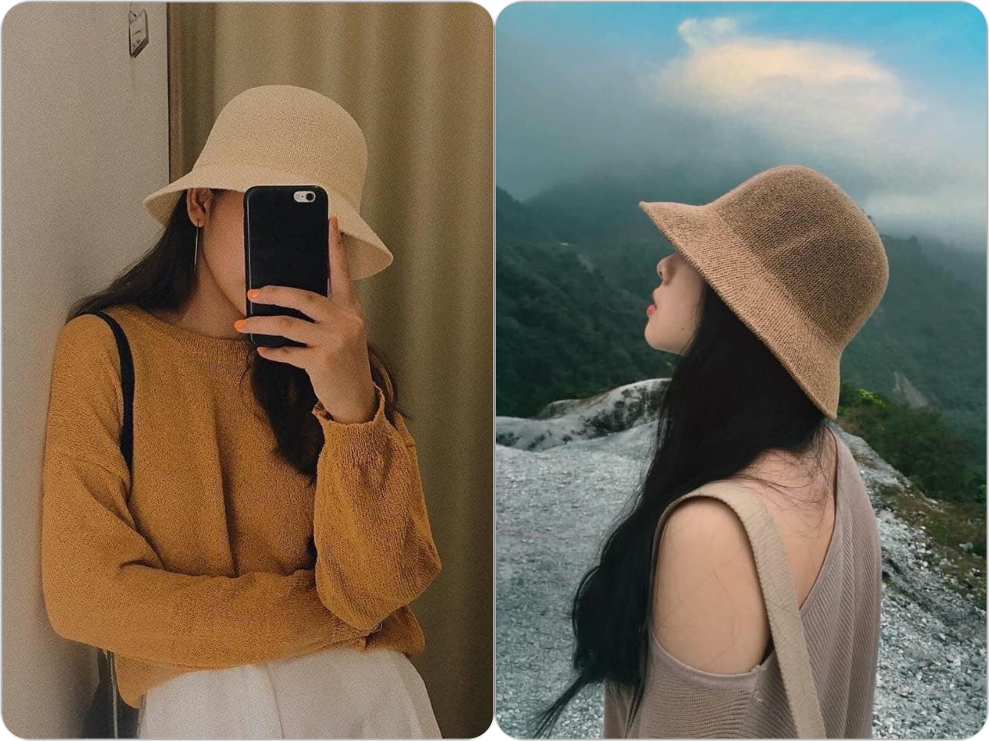 Mũ cói nữ, Nón cói nữ đi biển hàng cao cấp