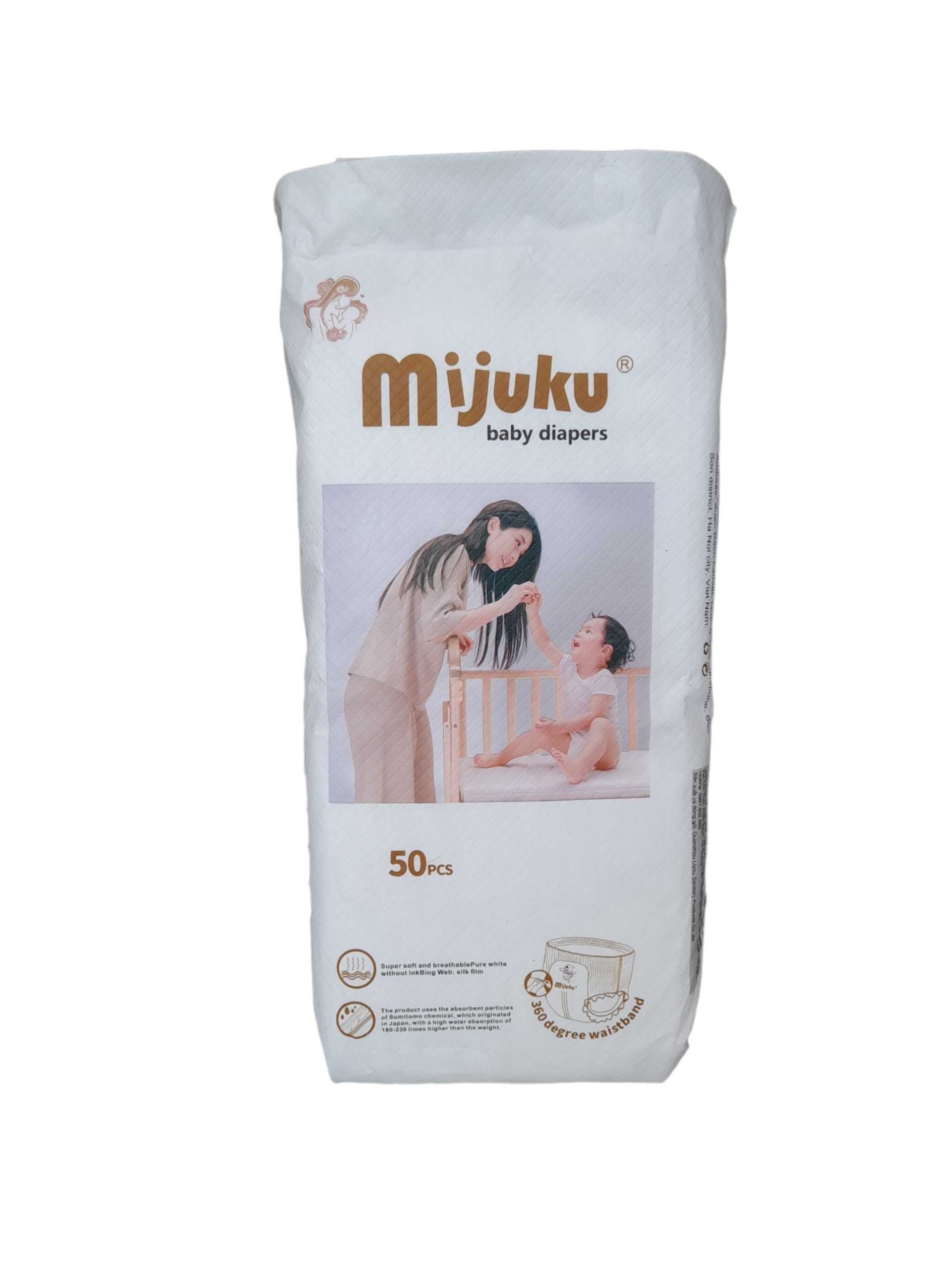 Tã quần mijuku xxl 50 miếng