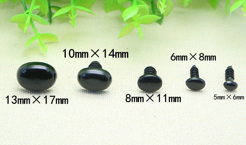 Oval eyes with safety latch (10 pairs including latch)